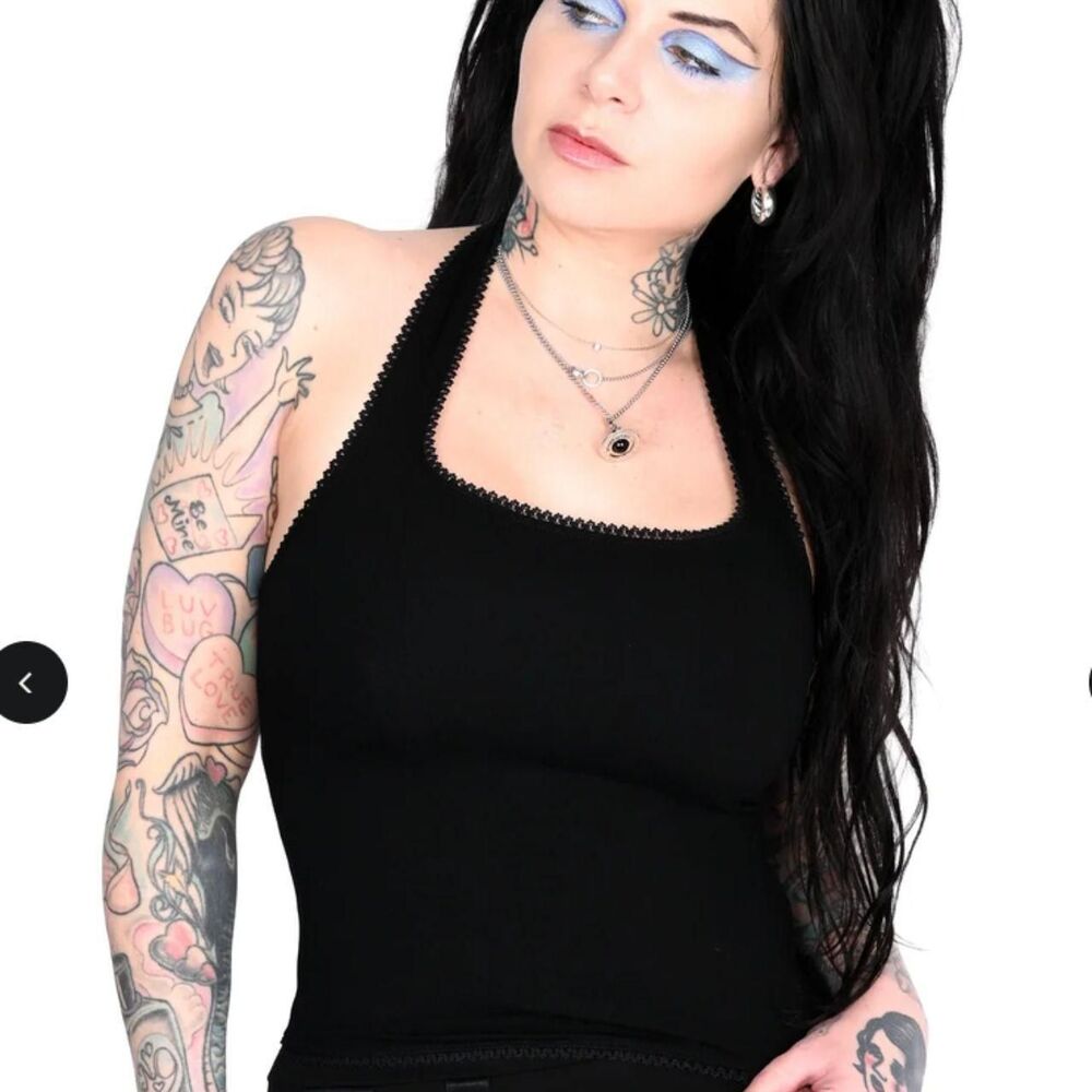 Square Neck Halter Top Foxblood